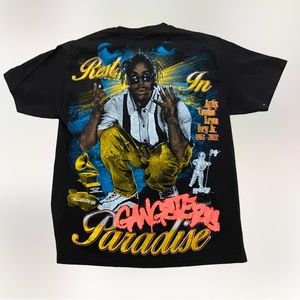R.I.P. Coolio memorial AOP double sided Nickelodeon backstock shirt mens L NEW